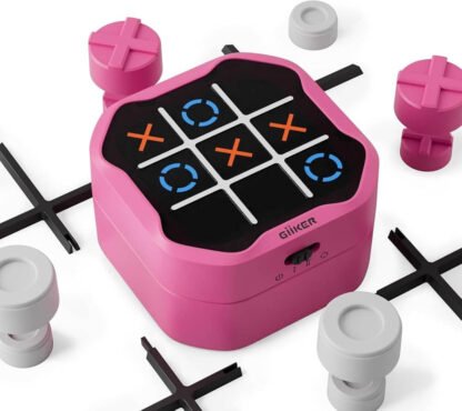 Tres en Raya Tic-Tac-Toe Bolt Rosa