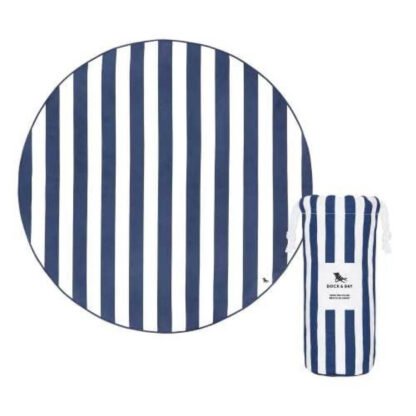 Toalla Cabana Redonda Navy Dock & Bay