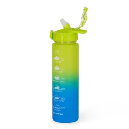 Botella Goal 1L Verde y Azul