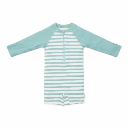 Mono Baño ML Rayas Surf Azul