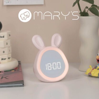 Reloj Despertador Conejo Rosa