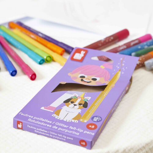 Rotuladores de Purpurina x8