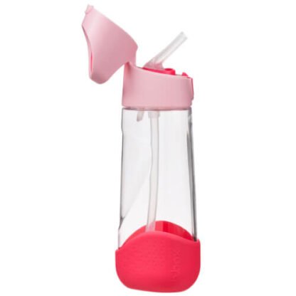 Botella tritán pajita 600ml Flamingo Fizz