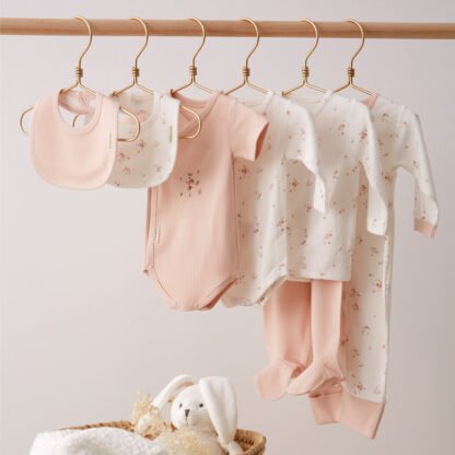Conjunto jubon y polaina Monet 1-3 meses