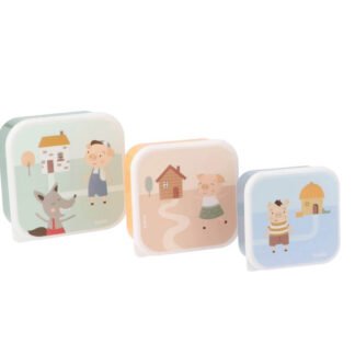 3 Cajas Almuerzo The Three Little Pigs
