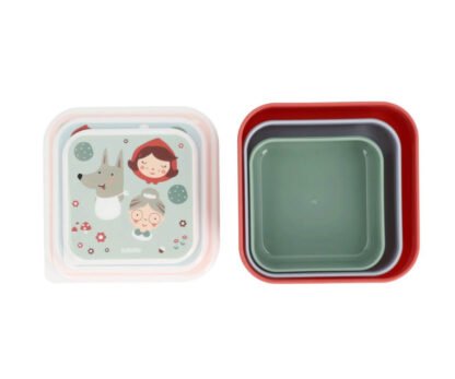 3 Cajas Almuerzo Little Red