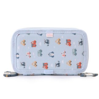 Estuche Plumier Doble City Cars