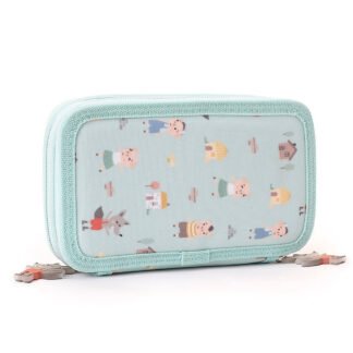 Estuche Plumier Doble The Three Little Pigs