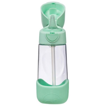 Botella tritán con pajita 450ml Spearmint