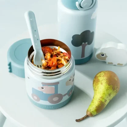 Termo Sólidos Tiny Farm Blue 300 ml