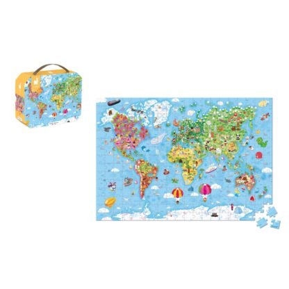 Puzle Gigante Atlas Mundial