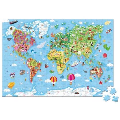 Puzle Gigante Atlas Mundial