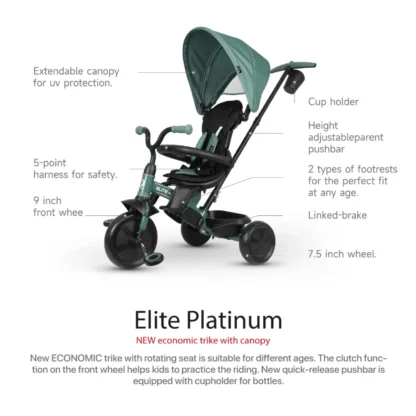 Triciclo Evolutivo Elite Platinum
