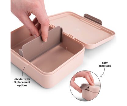 Caja de Almuerzo con Divisor Tiny Farm Powder