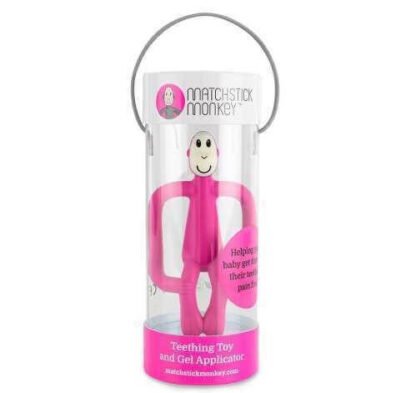 Mordedor Matchstick Monkey Rosa Fluor