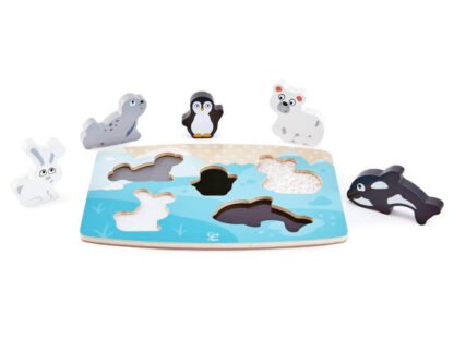 Puzle Táctil de Animales Polares