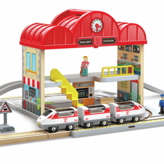 Set de Estación de Tren Portátil