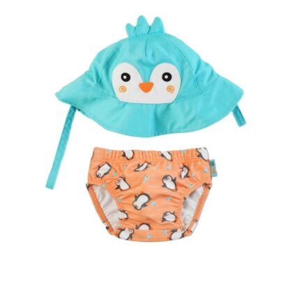 Bañador pañal + Sombrero Pingüino