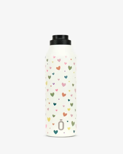 Botella Mii 60 Confeti Corazones Cream