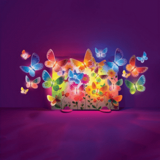 Mariposas Brillantes 3D