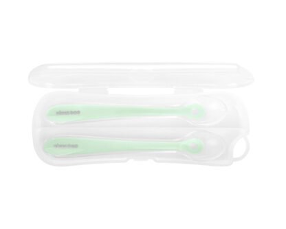 Cucharas Silicona con Estuche Mint 2 uds.