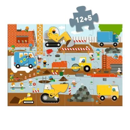 Puzle Gigante Sitio de Construcción
