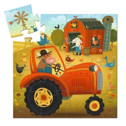 Puzle Silueta El Tractor