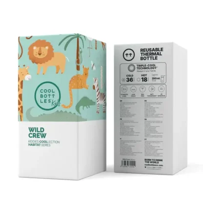 Botella Kiddies 350ml Wild Crew
