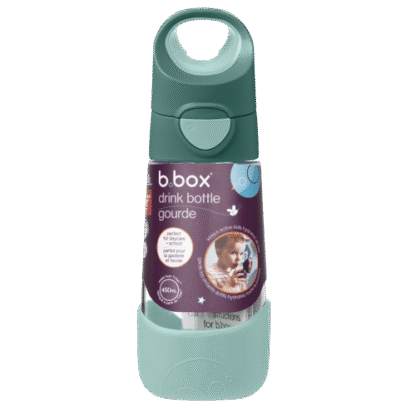 Botella tritán con pajita 450ml Emerald Forest