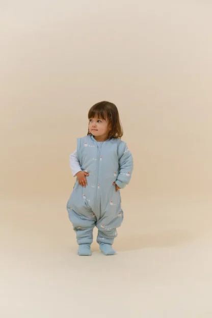 Pijama Manta con mangas y calcetines antideslizantes Duck Family TOG 2.5