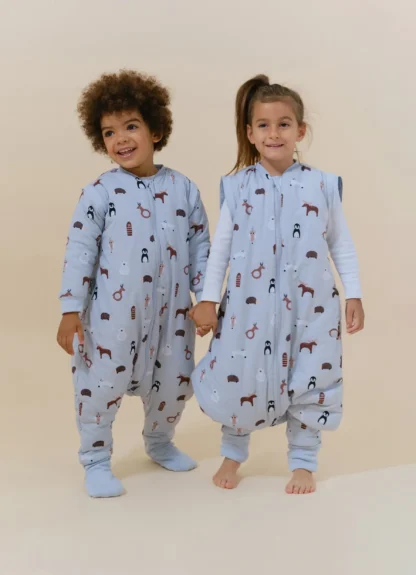 Pijama Manta con mangas y calcetines antideslizantes Winter Animals TOG 2.5