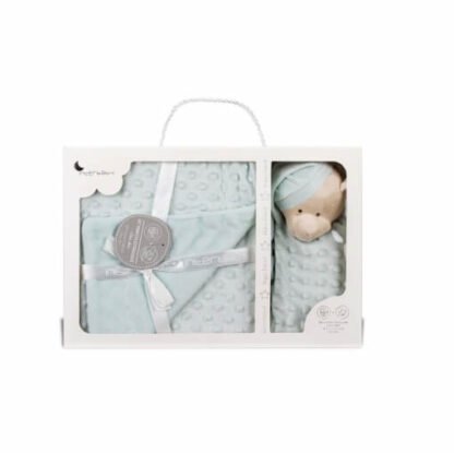 Caja Regalo Doudou y Manta Verde