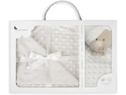 Caja Regalo Doudou y Manta Beige