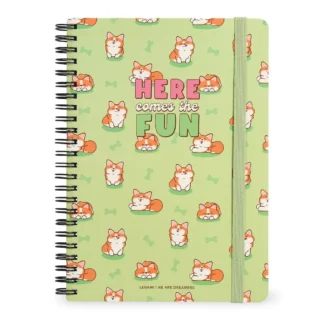 Cuaderno Rayas A4 Corgi
