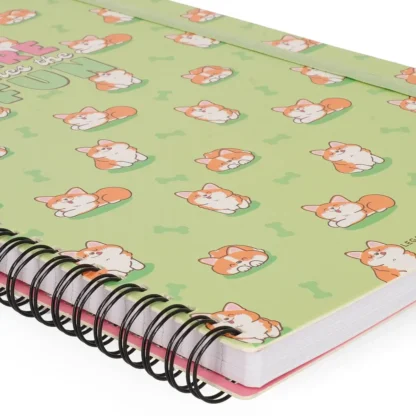 Cuaderno Rayas A4 Corgi