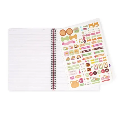 Cuaderno Rayas A4 Corgi