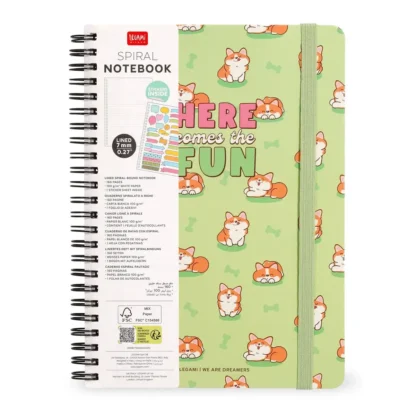 Cuaderno Rayas A4 Corgi