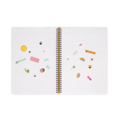 Cuaderno Rayas A4 Sushi Cat