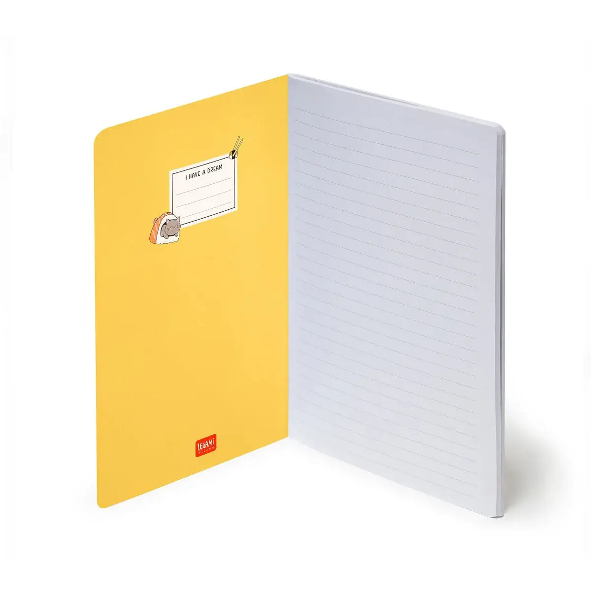 Cuaderno Rayas A5 Sushi Cat