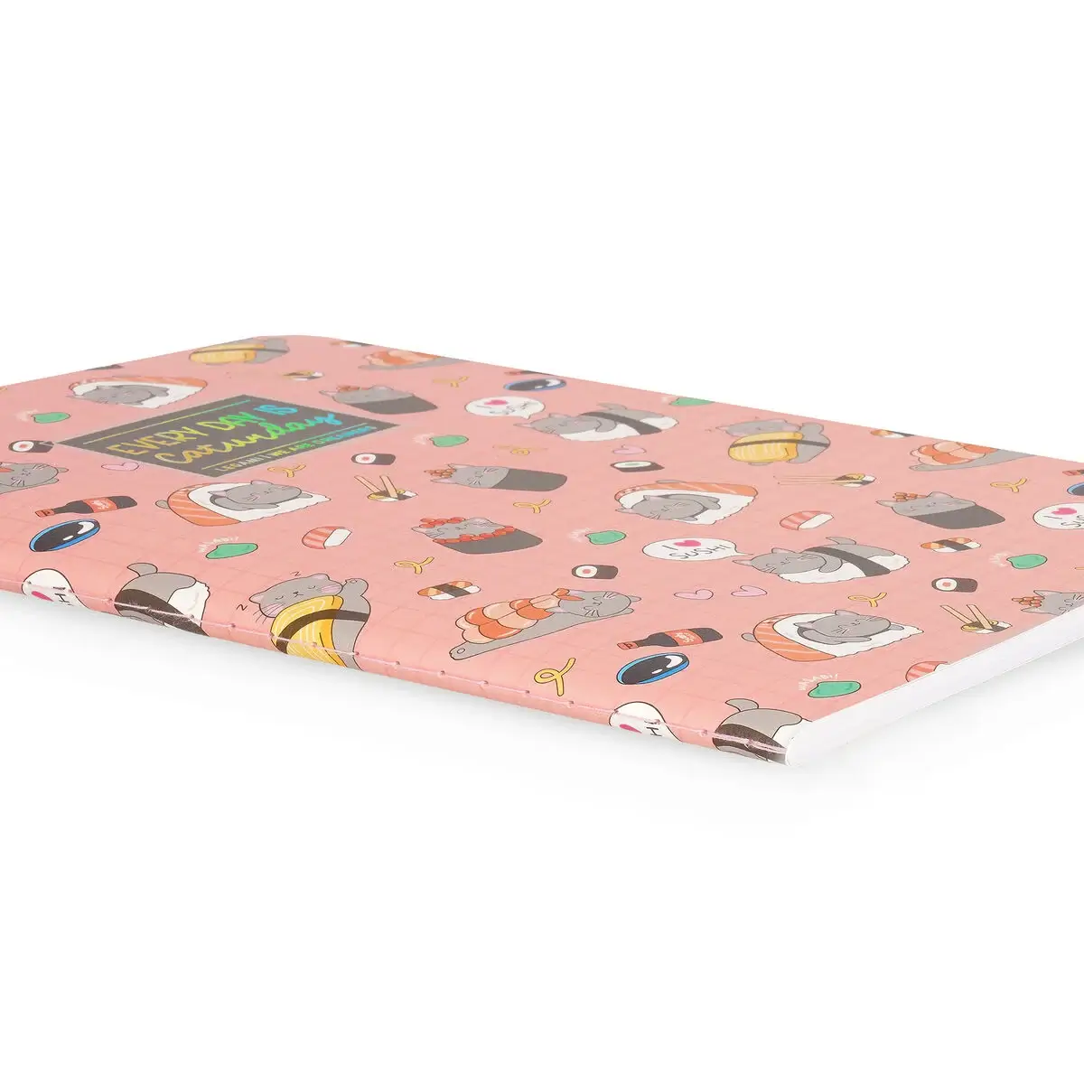 Cuaderno Rayas A5 Sushi Cat