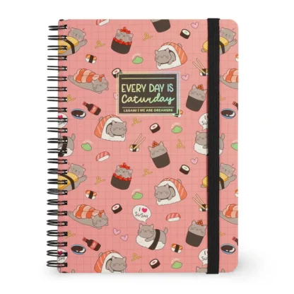 Bloc de Notas Espiral A5 Sushi Cat
