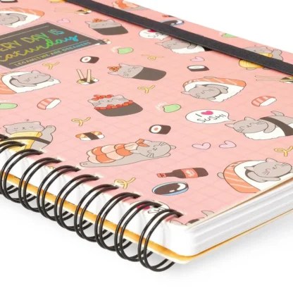 Bloc de Notas Espiral A5 Sushi Cat