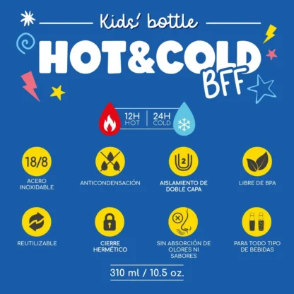 Botella Térmica Infantil Monster