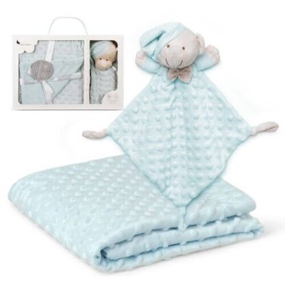 Caja Regalo Doudou y Manta Verde