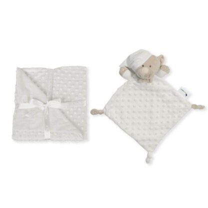Caja Regalo Doudou y Manta Beige