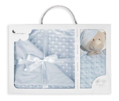Caja Regalo Doudou y Manta Azul