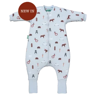 Pijama Manta con mangas y calcetines antideslizantes Winter Animals TOG 2.5