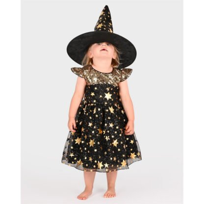 Disfraz Bruja con Sombrero 4-6 años