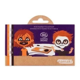 Kit Maquillaje 3 Colores Calabaza y Esqueleto