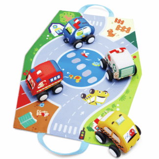Set de Coches de Peluche